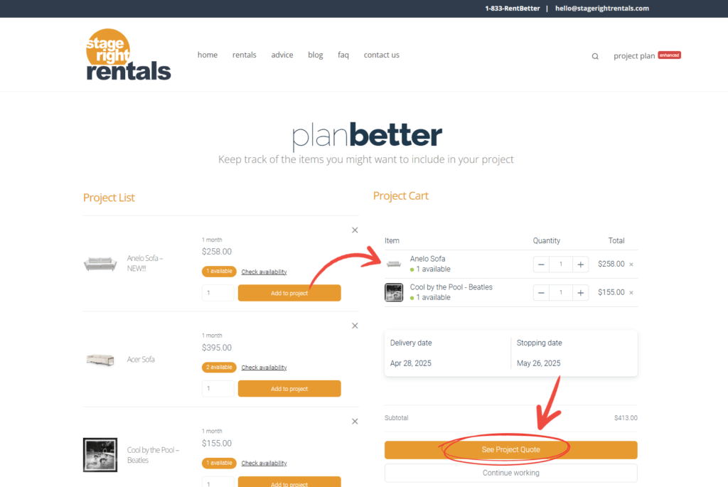 Add products to Product Cart and check-out