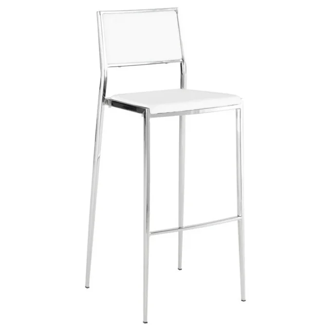 Aaron White Counter Stool - COMING SOON