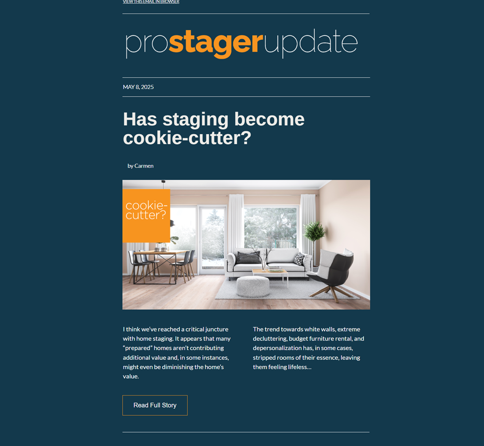 Has staging become cookie-cutter?