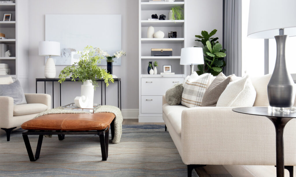 beautiful transitional livingroom