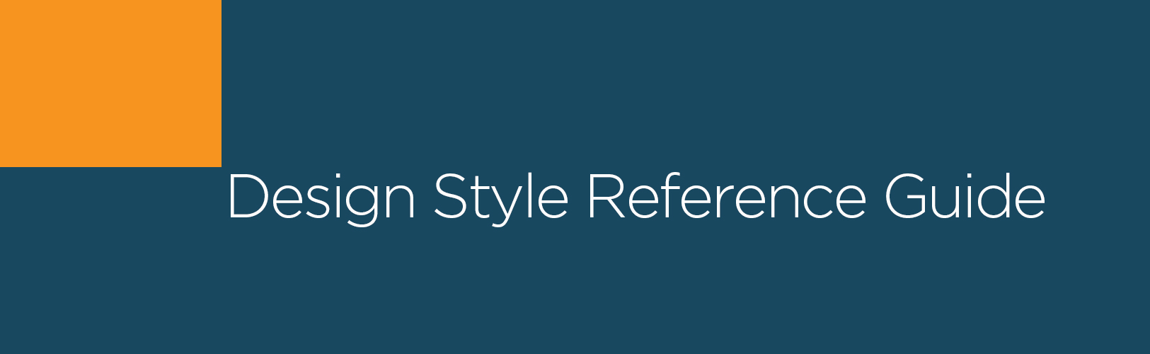 Design Style Guide Reference